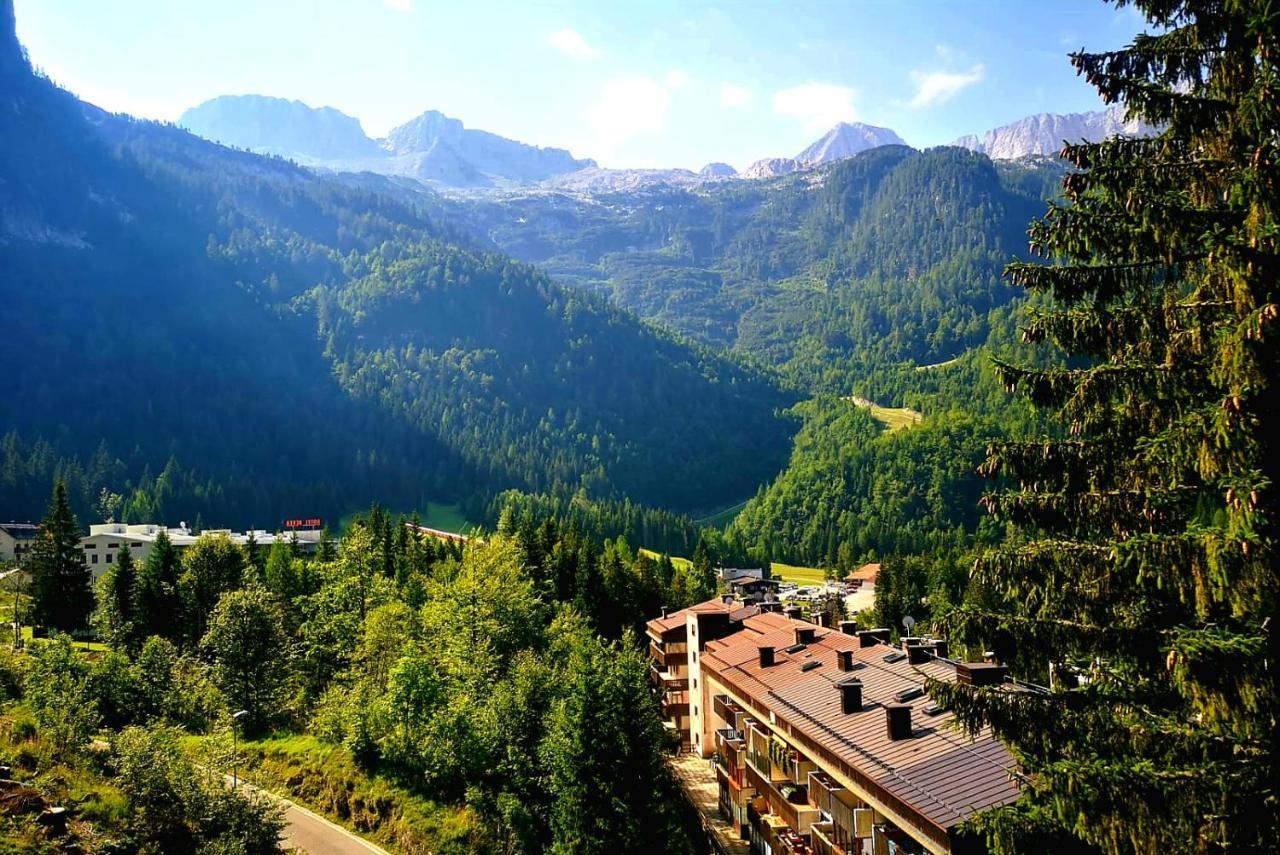 View-Stunning 2 Bedroom Apartment In The Heart Of Alps Sella Nevea Kültér fotó